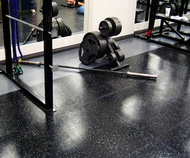 Rubber Flooring Tiles for Gym Fitness Protective Flooring Recycle Rubber Mats 