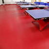 Acoustic table tennis floor in roll