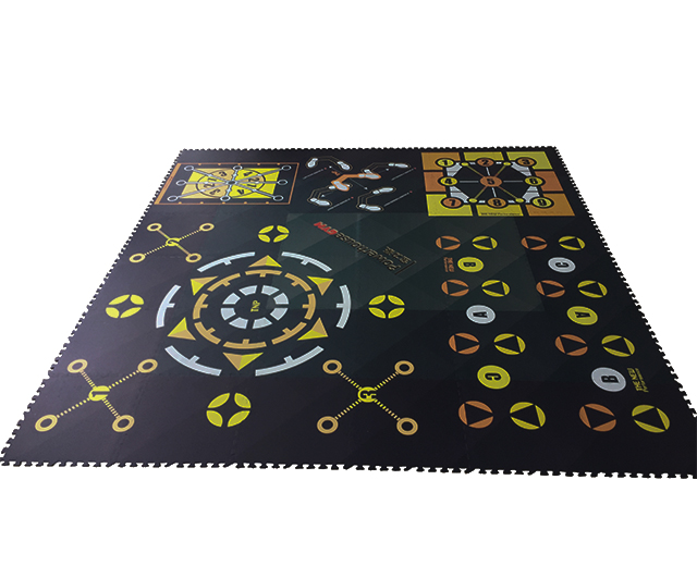 360 Multi UV Printing Rubber Flooring Mat for Gym