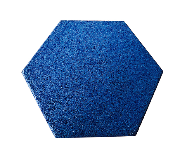 Hexagonal Rubber Tiles for Safety Flooring