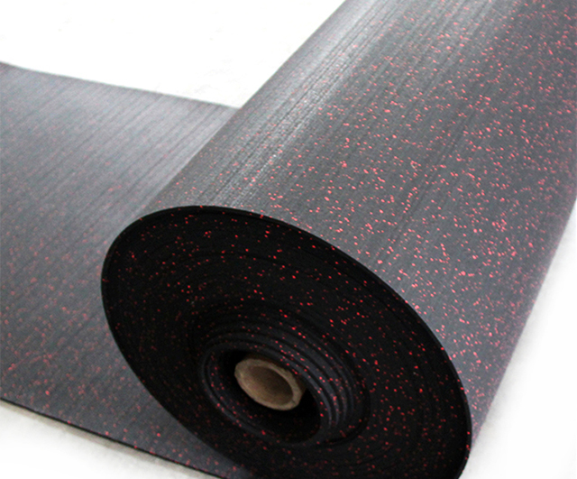 Environmental colored EPDM rubber flooring roll