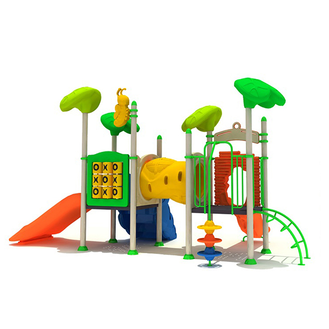 Games Amusement Park Children Fun Outdoor Commercial Plastic Playground Slides Sets 