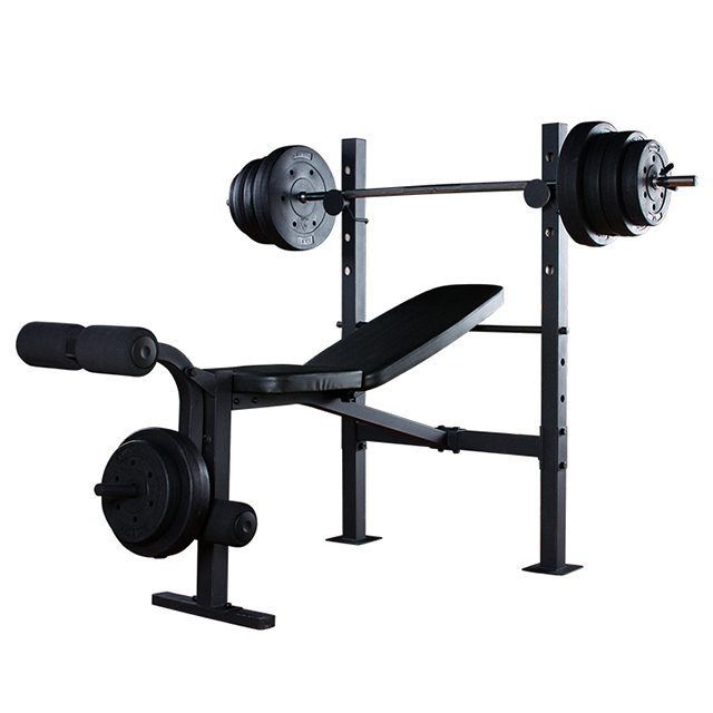 Home GYM Indoor Sit Up Fitness Equipment Weightlifting Bed Multi-Function Adjustable Weight Bench Push Barbell Bed